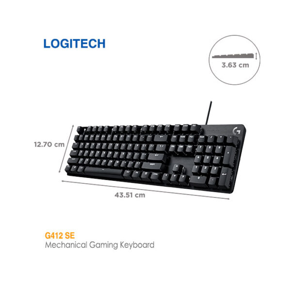 کیبورد مکانیکی لاجیتک G412 SE