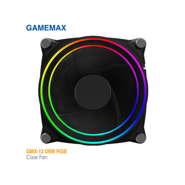 خنک کننده کیس گیم مکس GMX-12 DBB RGB
