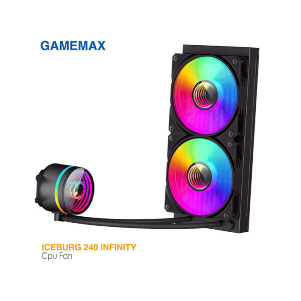 خنک کننده پردازنده گیم مکس ICEBURG 240 INFINITY