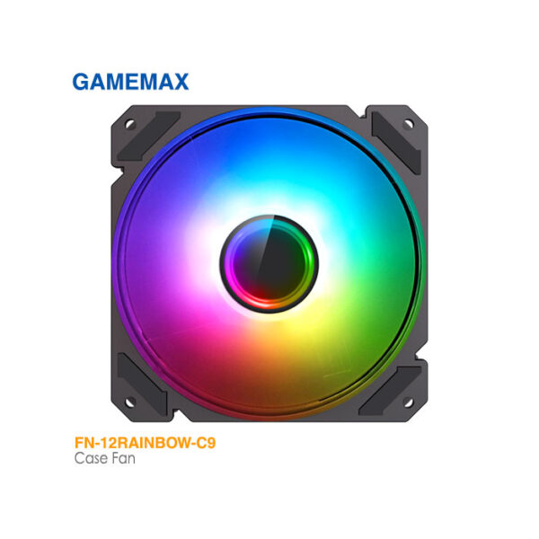 خنک کننده کیس گیم مکس FN-12 RAINBOW C9 ARGB