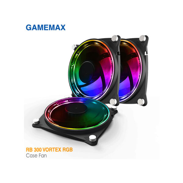 خنک کننده کیس گیم مکس RB 300 VORTEX RGB