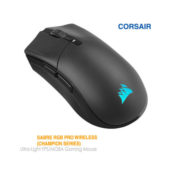 موس بی سیم فوق سبک کورس ایر (سری قهرمان) Sabre RGB PRO WIRELESS
