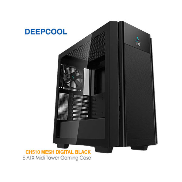 کیس گیمینگ دیپ کول CH510 MESH DIGITAL BLACK