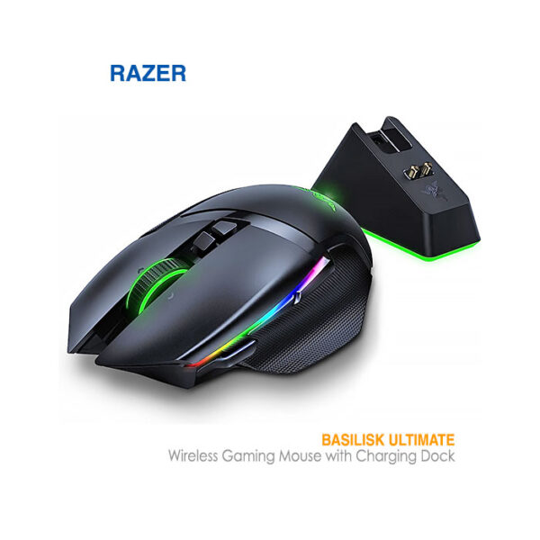 موس گیمینگ بی سیم ریزر BASILISK ULTIMATE