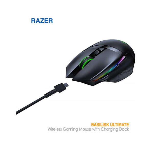 موس گیمینگ بی سیم ریزر BASILISK ULTIMATE