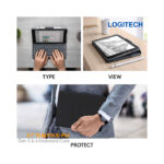 کیف و کیبورد بلوتوث آی پد 9/7 اینچ لاجیتک SLIM FOLIO iPad