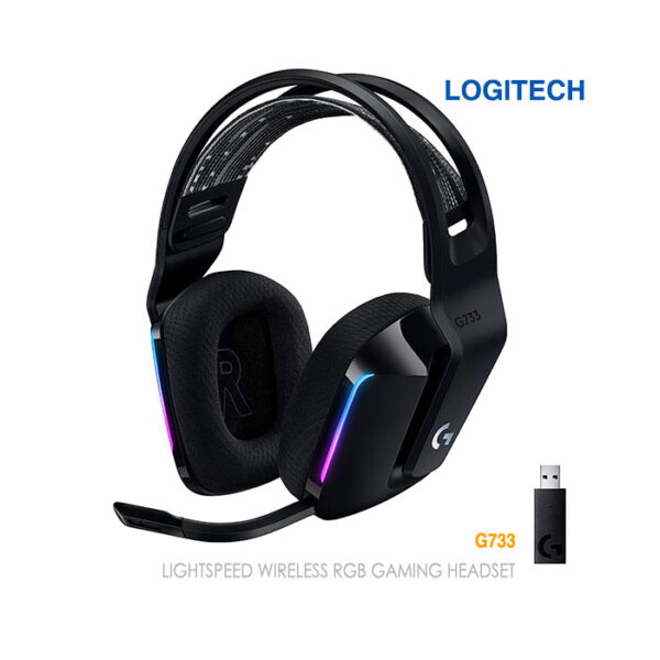 هدست گیمینگ بیسیم مشکی لاجیتک G733
