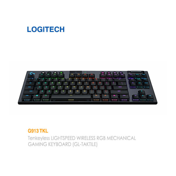 کیبورد گیمینگ مکانیکی لاجیتک G913 TKL LIGHTSPEED RGB GL-TACTILE