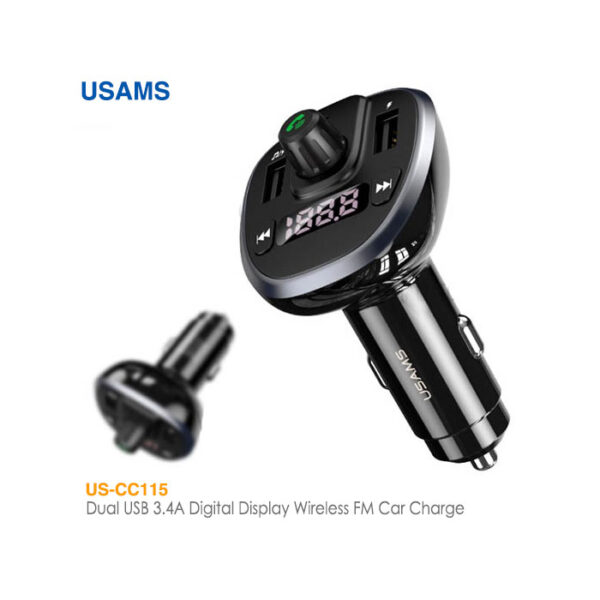 پخش کننده اف ام بی سیم و شارژر چند کاره یوسمز US-CC115