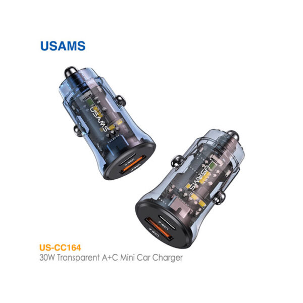 شارژر فندکی 30 وات یوسمز US-CC164