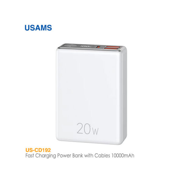 پاوربانک شارژ سریع 10000 میلی آمپری یوسمز US-CD192