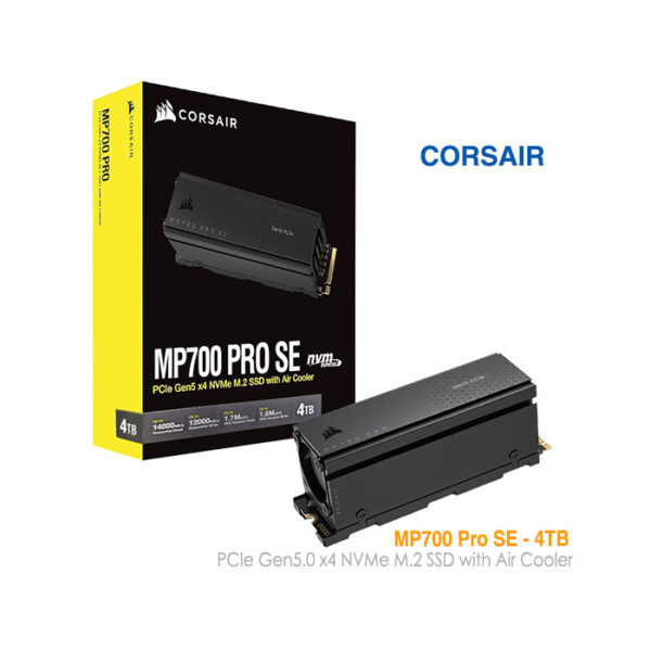حافظه اس اس دی کورس ایر هیت سینکدار 4ترابایت MP700 PRO SE
