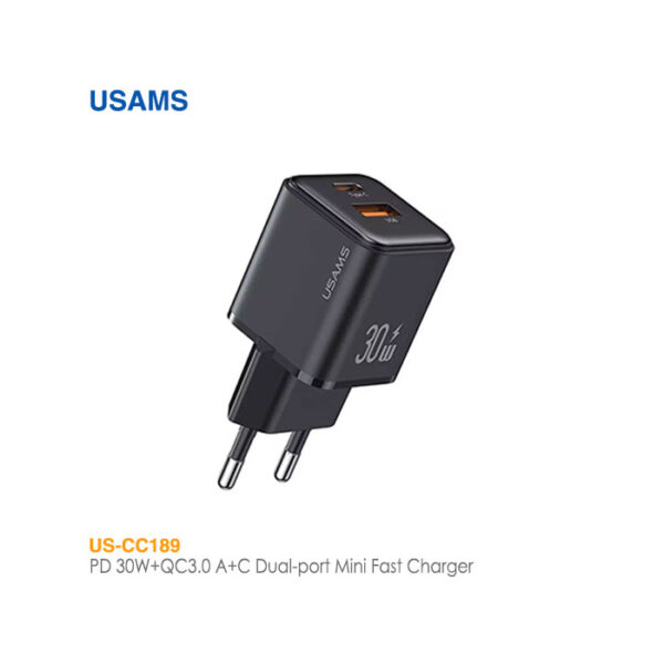 شارژر 30 واتی 2 پورت یوسمز US-CC189