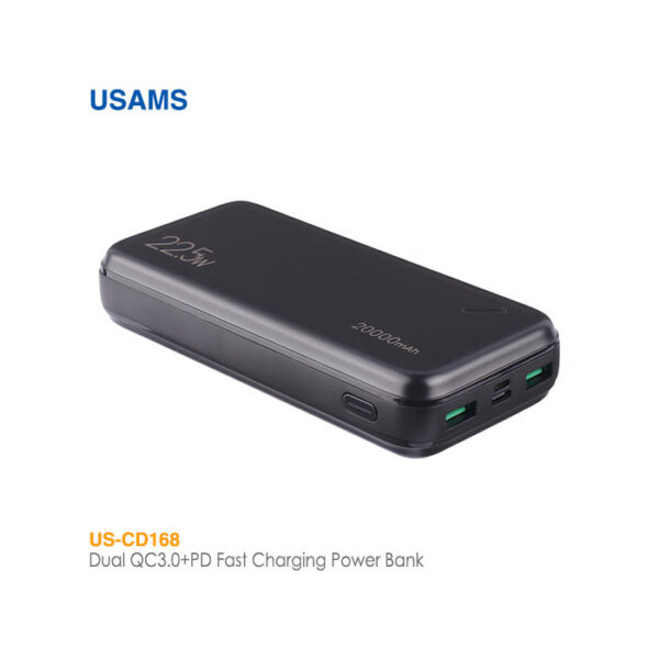 پاور بانک 10000 میلی آمپری 22.5 وات یوسمز US-CD168
