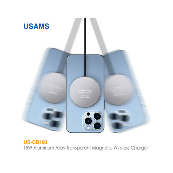 کابل شارژ بی سیم 15 وات یوسمز US-CD183
