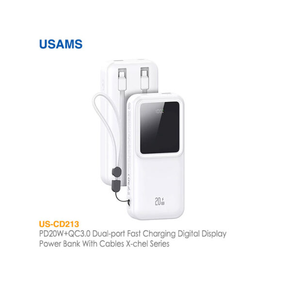 پاور بانک شارژ سریع 30000 میلی آمپری یوسمز US-CD213