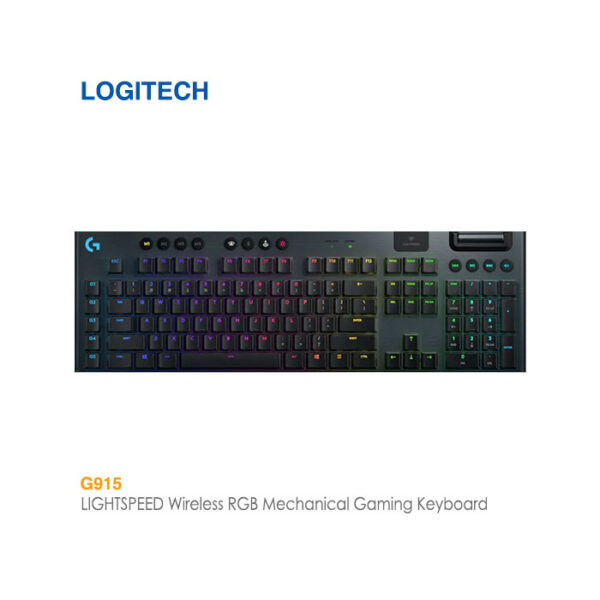 کیبورد گیمینگ مکانیکال بی سیم لاجیتک G915 RGB