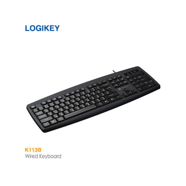 کیبورد با سیم اداری لاجیکی K113B