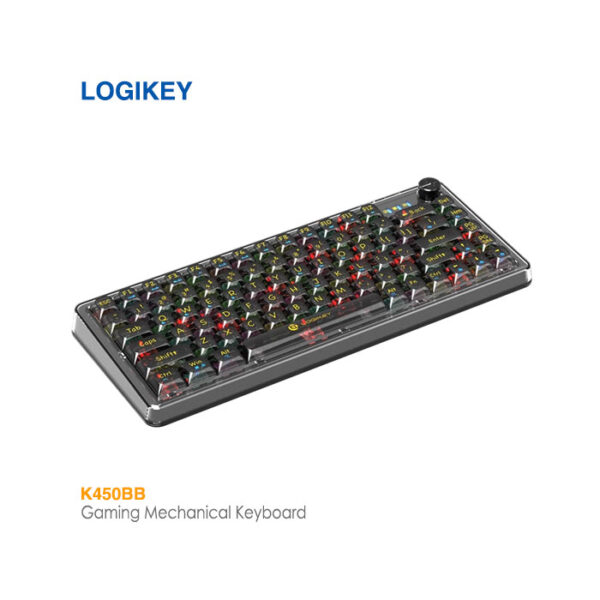 کیبورد بی سیم گیمینگ مکانیکال لاجیکی K450BB