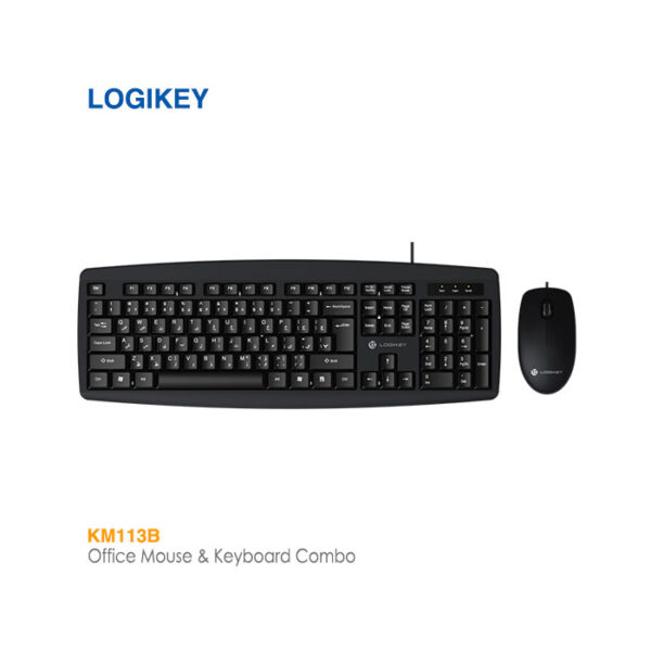 موس و کیبورد باسیم اداری لاجیکی KM113B