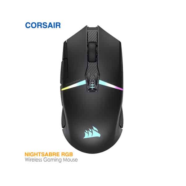 موس گیمینگ بی سیم کورس ایر NIGHTSABRE RGB