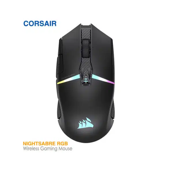 موس گیمینگ بی سیم کورس ایر NIGHTSABRE RGB