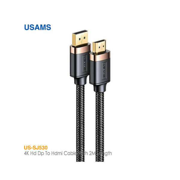 کابل 2 متری HDMI به 4K DP یوسمز US-SJ530