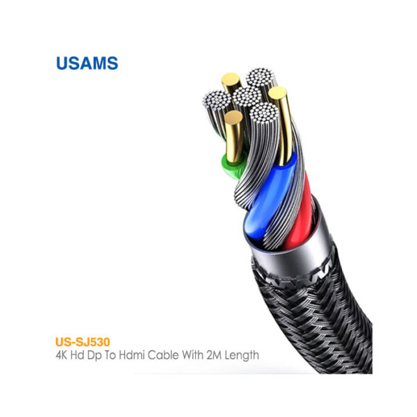 کابل 2 متری HDMI به 4K DP یوسمز US-SJ530