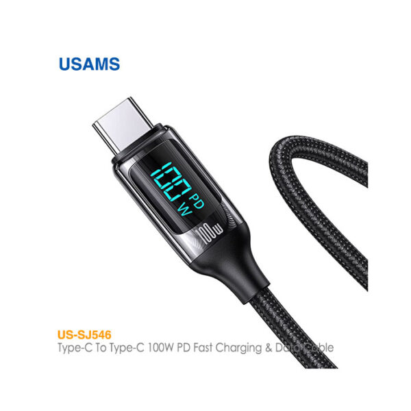کابل فست شارژ Type-C به Type-C یوسمز US-SJ546
