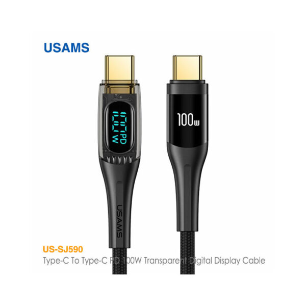 کابل فست شارژ Type-C به Type-C یوسمز US-SJ640