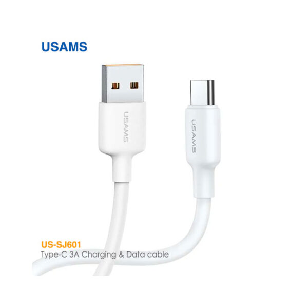 کابل تایپ سی فست شارژ 1 متری 3 آمپر یوسمز US-SJ601