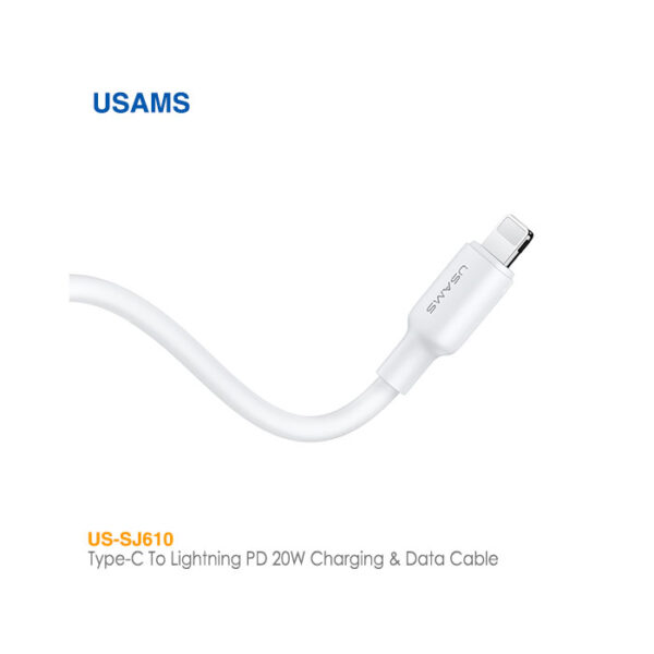 کابل شارژ 20 وات Type-C به Lightning یوسمز US-SJ610
