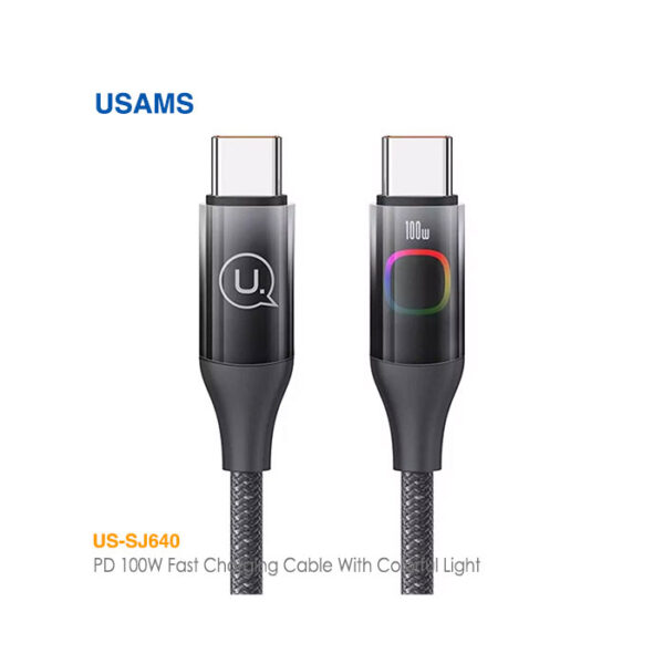 کابل فست شارژ Type-C به Type-C یوسمز US-SJ640