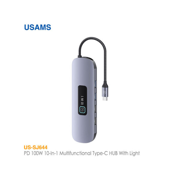 هاب مبدل 10 پورت Type-C یوسمز US-SJ644