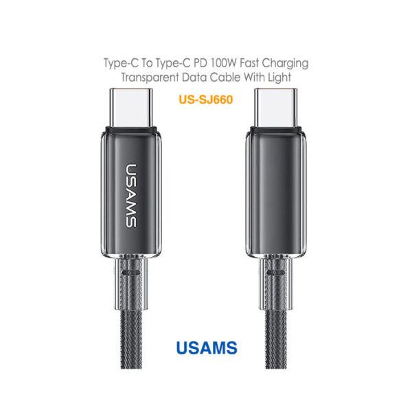 کابل شارژ Type-C به Type-C یوسمز US-SJ660