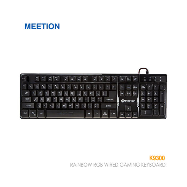 کیبورد گیمینگ با سیم میشن K9300