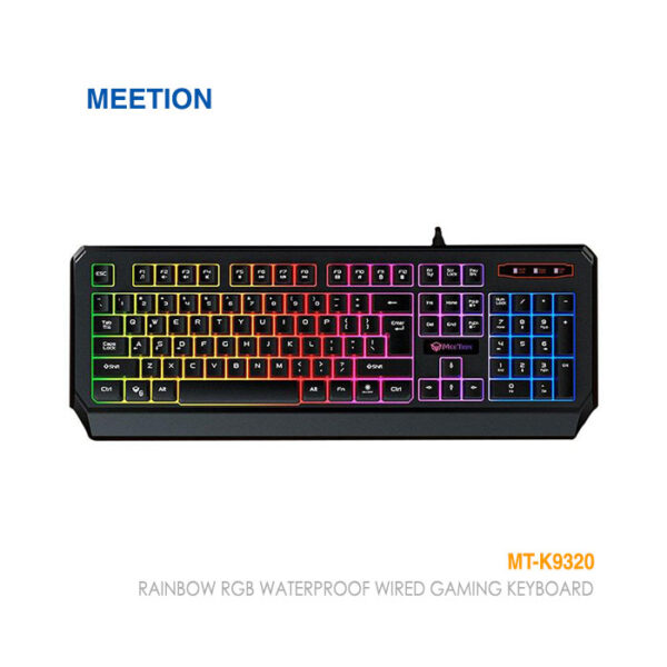 کیبورد گیمینگ ضدآب با سیم میشن K9320