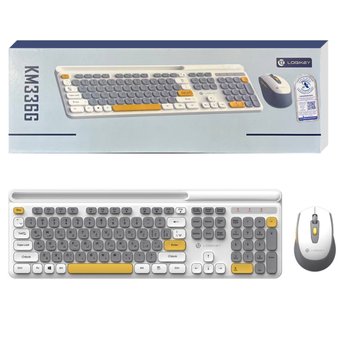 موس و کیبورد بی سیم لاجیکی KM336G