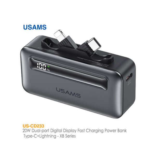پاور بانک 4500 میلی آمپر 20 وات یوسمز US-CD233