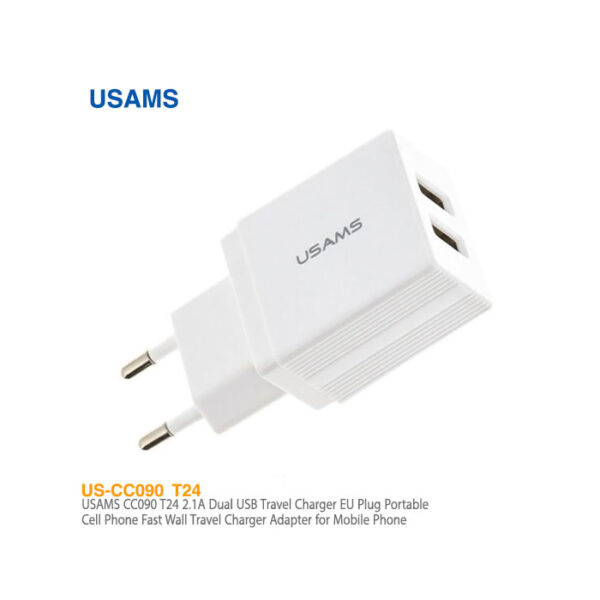 شارژر دیواری دو پورت یوسمز US-CC090 T24