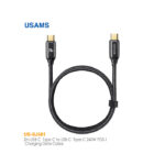 کابل فست شارژ 240 وات Type-C به Type-C یوسمز US-SJ581