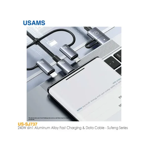 کابل 240 وات 6 در 1 چندمنظوره یوسمز US-SJ737