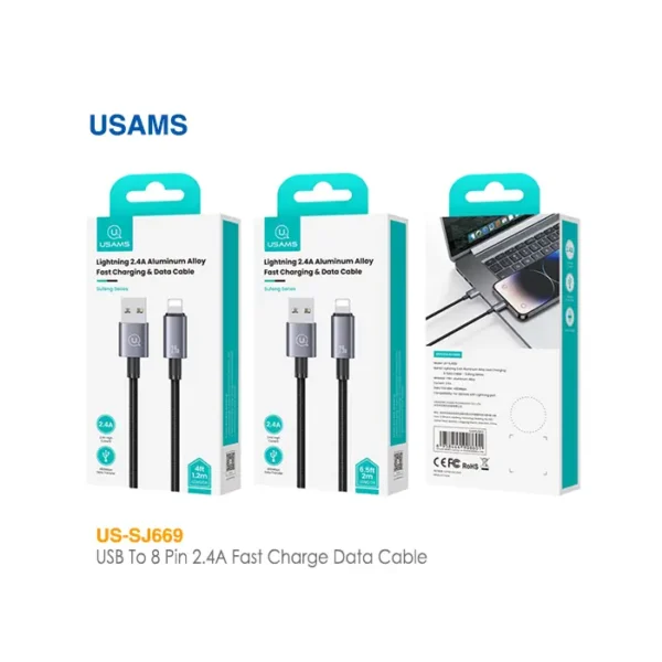 کابل شارژ آیفون 30 وات یوسمز US-SJ669