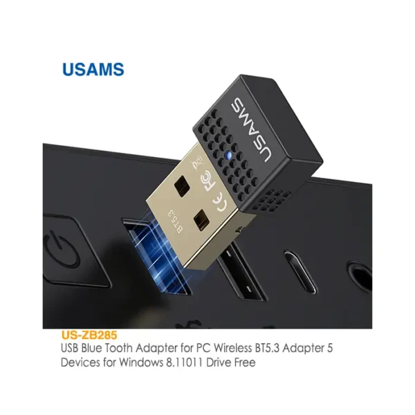 گیرنده دانگل بیسیم بلوتوث 5.3 یوسمز ZB285