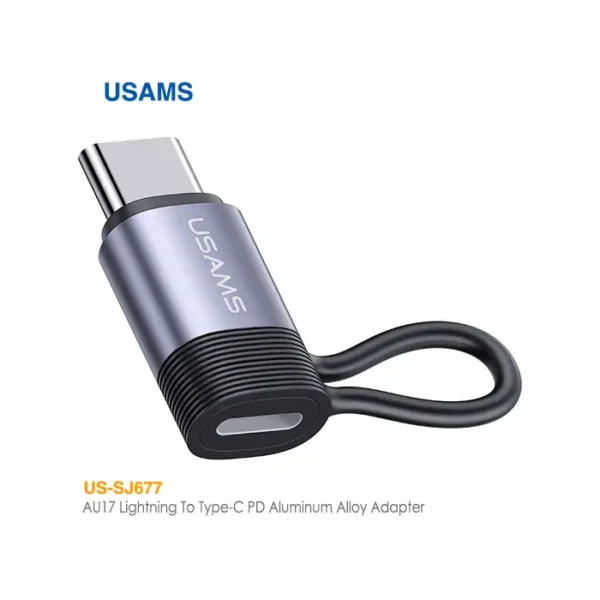 تبدیل کابل لایتنینگ به تایپ C یوسمز US-SJ677