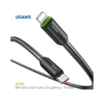 کابل فست شارژ 30 وات Type-C به Lightning یوسمز US-SJ735