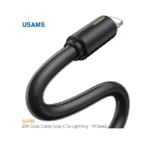 کابل فست شارژ 30 وات Type-C به Lightning یوسمز US-SJ735