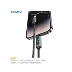 کابل فست شارژ 30 وات Lightning به Type-C یوسمز US-SJ743