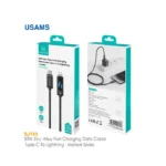 کابل فست شارژ 30 وات Lightning به Type-C یوسمز US-SJ743