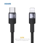 کابل فست شارژ 60 وات تایپ C به لایتنینگ یوسمز US-SJ729